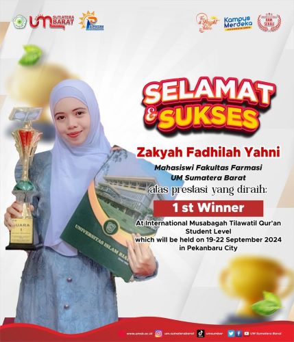 1st Winner At International Musabagah Tilawatil Qur'an Student Level