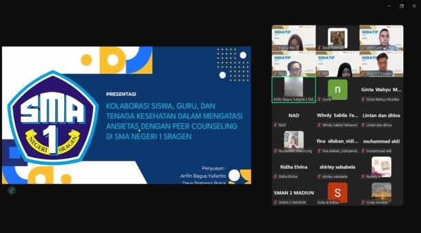 Seleksi dan Kompetisi Farmasi (SEDATIF) Series 4 : Dorong Kreativitas dan Kesadaran Kesehatan Mental Pelajar Indonesia
