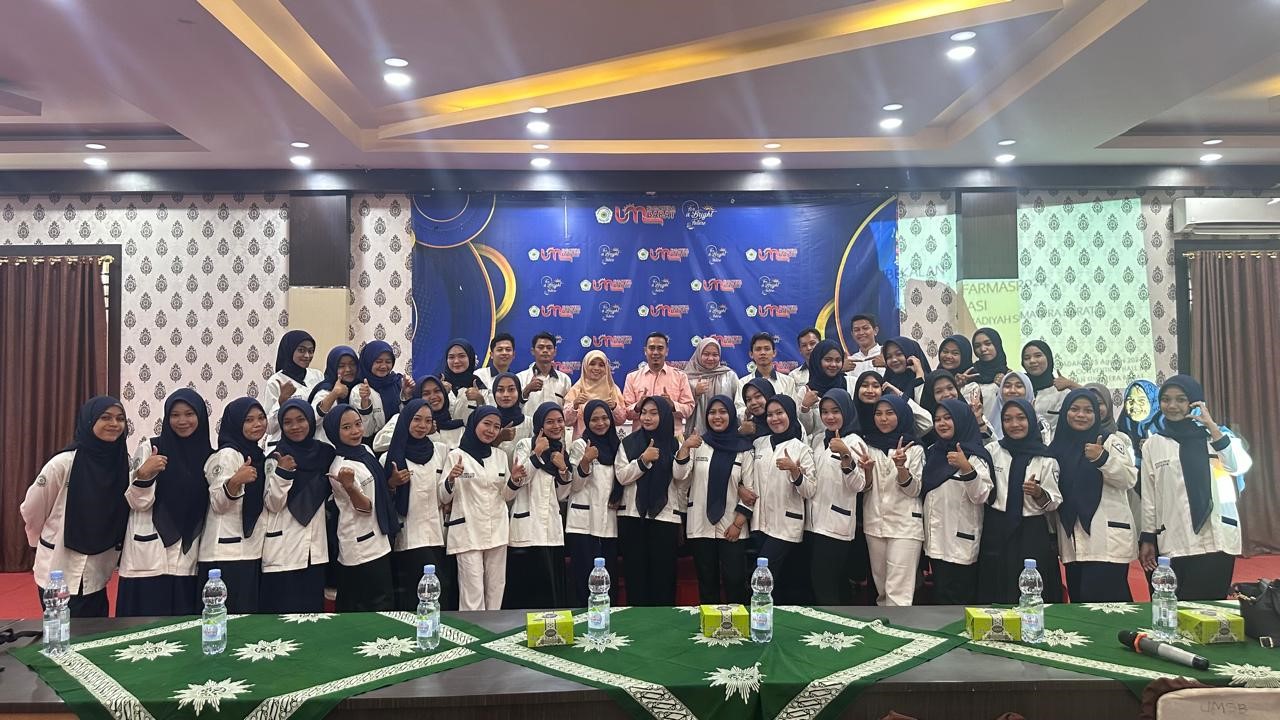 Pembekalan Praktik Kerja Farmasi (PKF) Mahasiswa/i Fakultas Farmasi Angkatan 2021 Universitas Muhammadiyah Sumatera Barat Tahun Ajaran 2023-2024